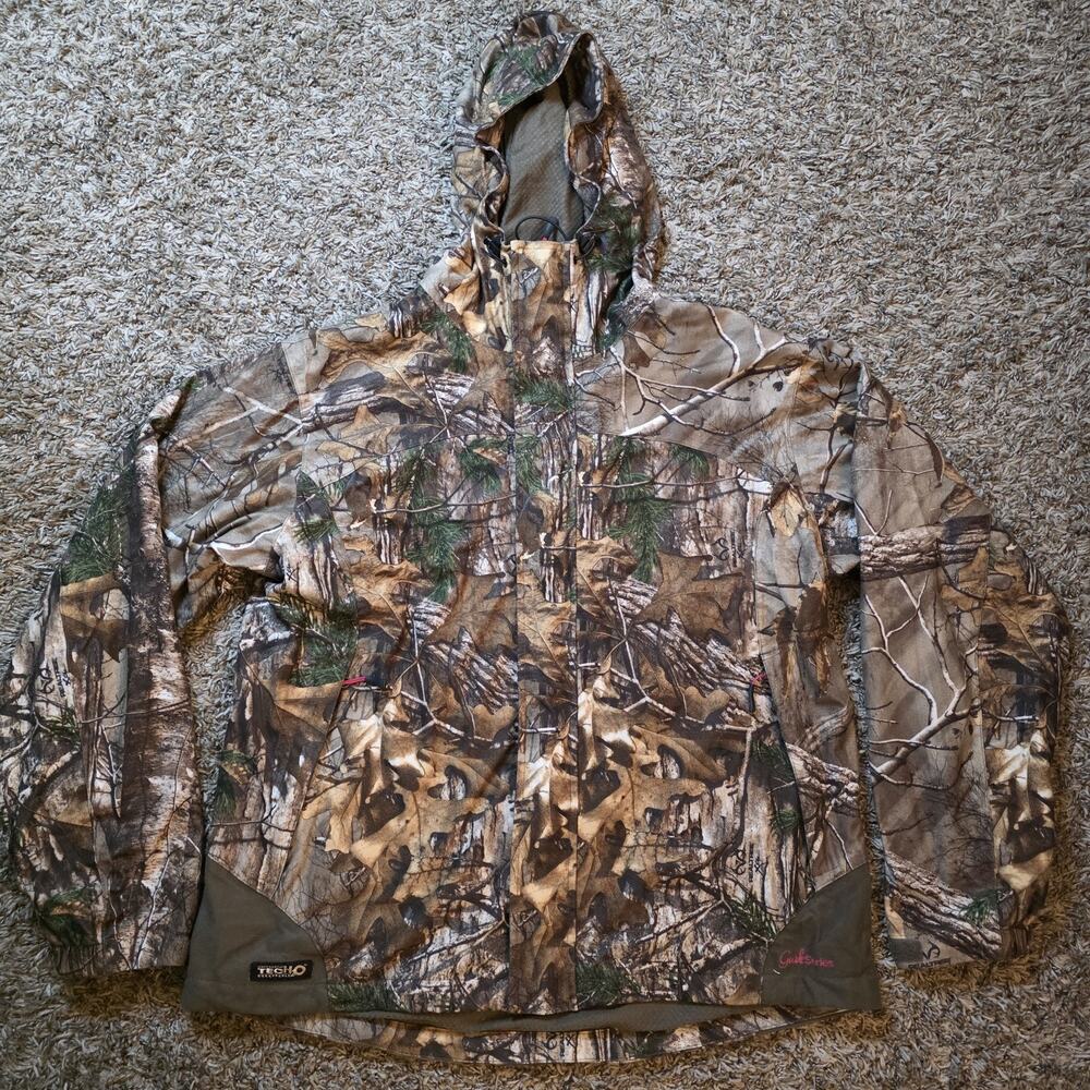 Guide Series Realtree TecH2O Hunting Jacket Mens XL Waterproof Camo Breathable